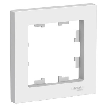 Рамка 1-местная Schneider AtlasDesign белая