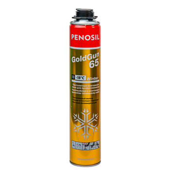 Пена монтажная Penosil GoldGun 65 winter профессиональная 875 мл