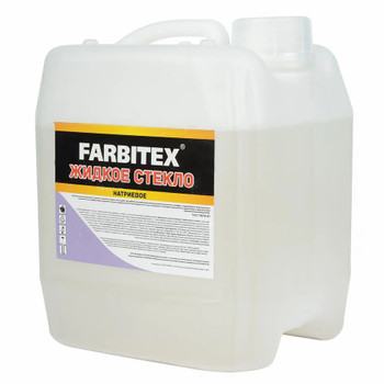 Стекло жидкое (3,8 кг) FARBITEX, 3 л