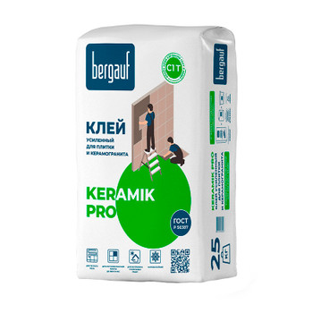 Клей для плитки (С1 Т) Bergauf Pro Keramik 25 кг
