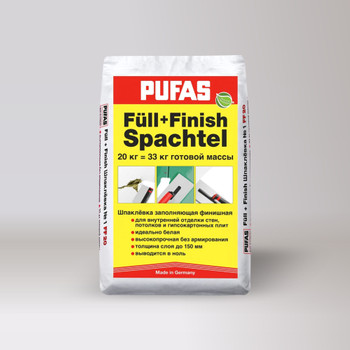 Шпаклевка финишная заполняющая Pufas Füll+Finish Spachtel 20 кг