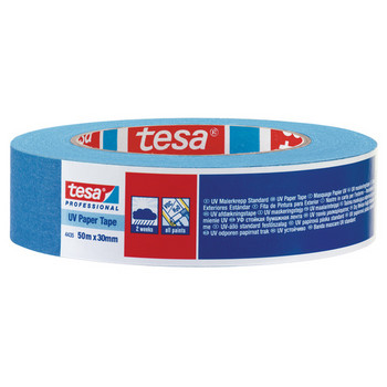 Лента малярная синяя УФ-стойкая 50 м х 30 мм Tesa Professional