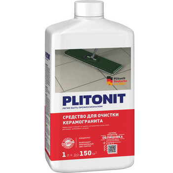 Средство для очистки керамогранита Plitonit, концентрат, 1 л