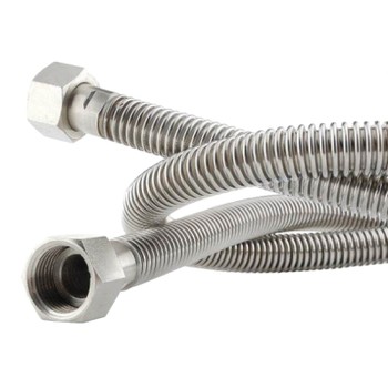 Металлическая подводка для газа 3/4" 1,2 м (гайка/гайка)
