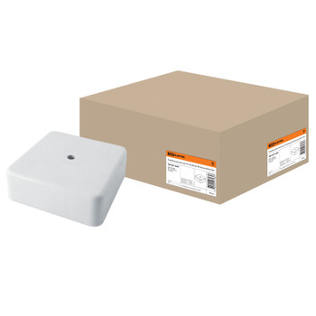 Коробка распределительная ОП 50x50x20 мм белая IP40 для кабель-каналов