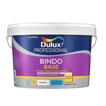 Грунтовка глубокого проникновения Dulux Bindo Base, концентрат 1:1, 2,5 л