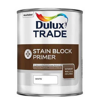 Грунтовка Dulux Stain Block Primer для блокировки старых пятен, белая 1 л