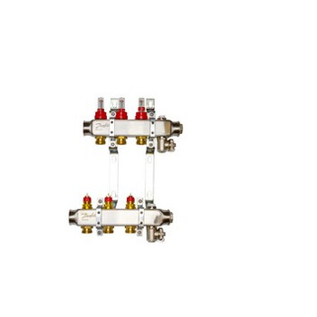 Комплект коллекторов с расходомерами и кронштейнами, 1" SSM-3F 3/4" Danfoss 088U0953