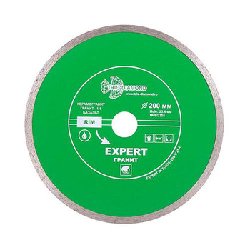 Диск алмазный отрезной Trio-Diamond 200x1,8x25,4/22,2 Сплошной Эксперт Гранит hot press