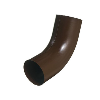 Колено трубы Ø 90, 60 гр. (RAL 8017-0,6) шоколад GRANDSYSTEM