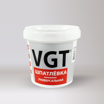 Шпатлевка универсальная для наружных и внутренних работ, влагостойкая ВГТ 1,7 кг
