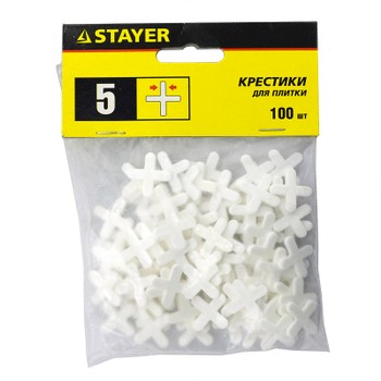 Крестики для плитки Stayer 5 мм (100 штук)