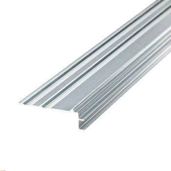 Профиль вспомогательный алюминиевый Incizo при установке с ламинатом 9,5 мм, 17х71х2150мм, QSINCPBASE3ME215, для отделки лестниц