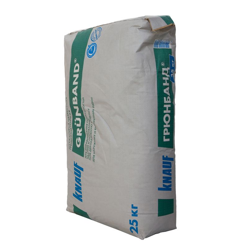 Штукатурка цементная фасадная Кнауф Грюнбанд 25 кг | Наружная отделка