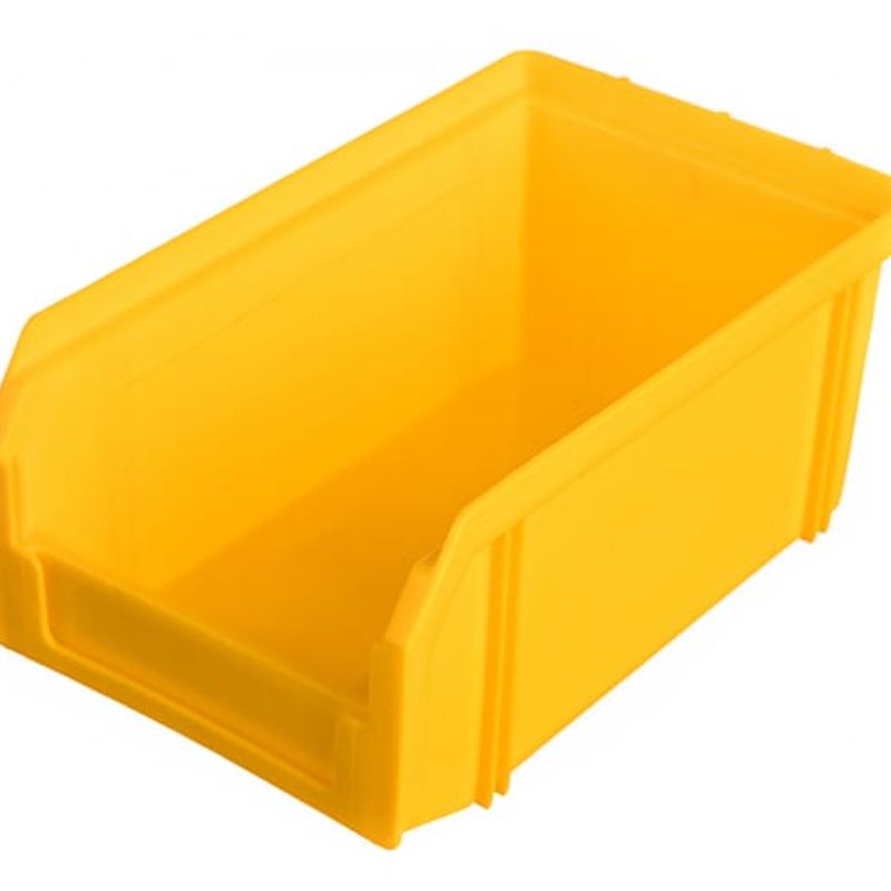 Ящик пластиковый 171х102х75 мм 1 л желтый Стелла