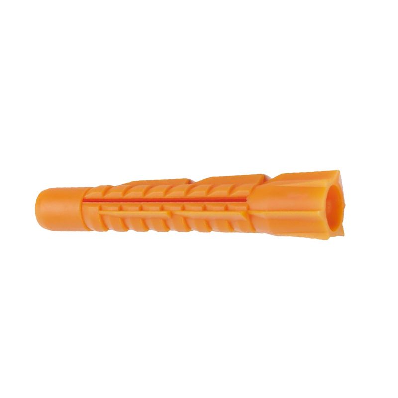 Дюбель полипропиленовый 6х52 мм тип U потай, оранжевый