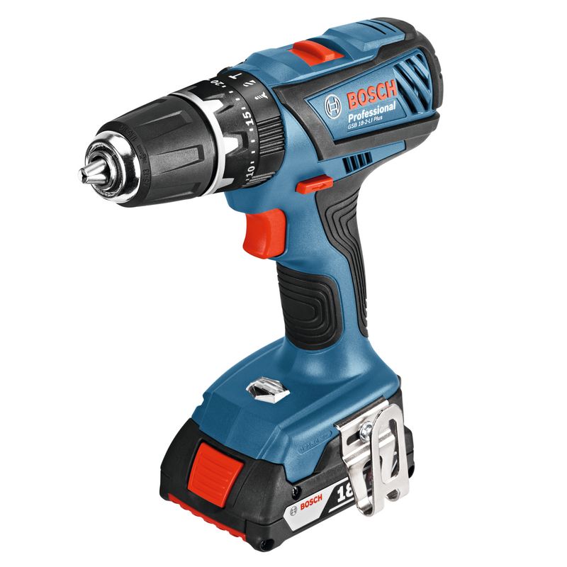 Дрель-шуруповерт BOSCH GSB 18-2-LI Plus без аккумулятора