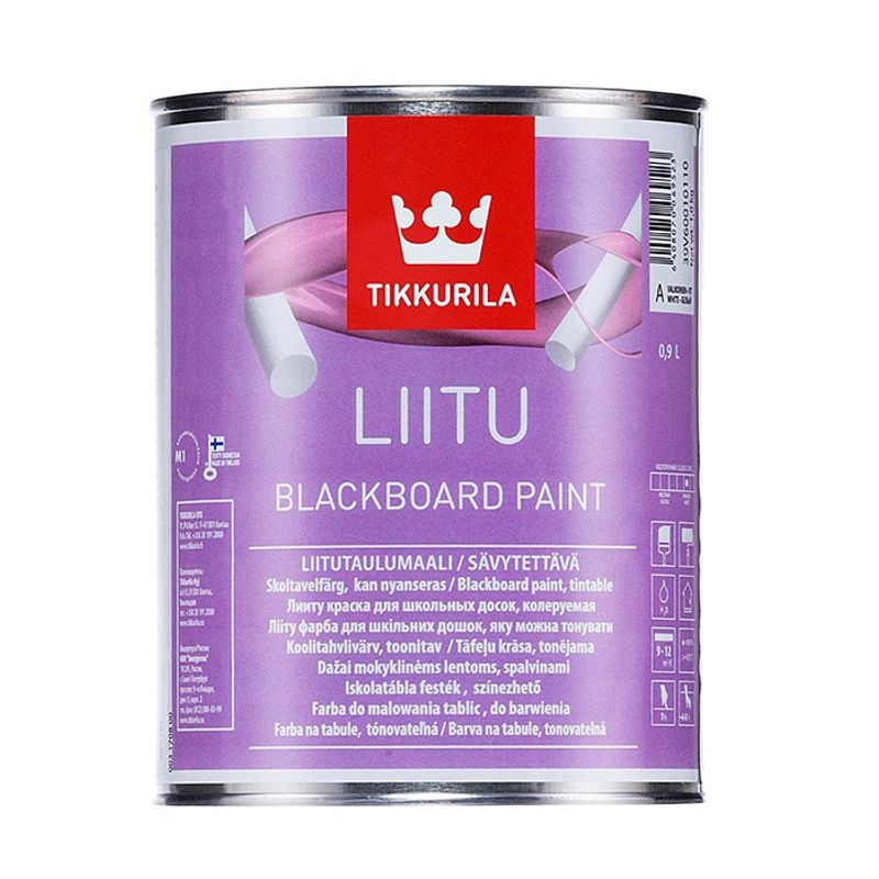 Краска для школьных досок Tikkurila Liitu база A 0,9 л
