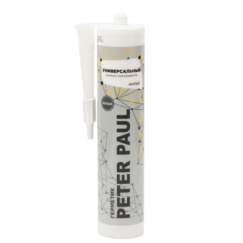 Герметик акриловый Peter Paul (белый), 300 мл