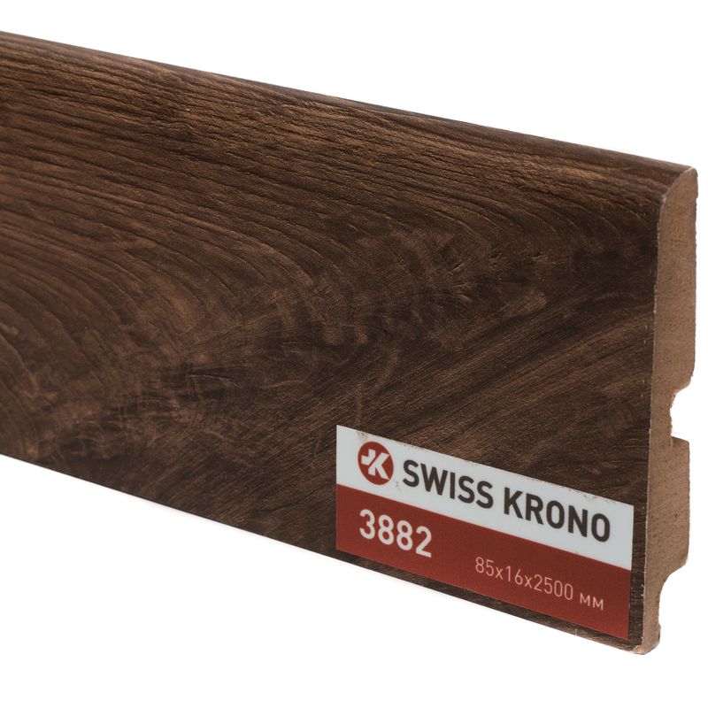 фото Плинтус kronopol p85 3882 barley walnut 2500х85х16мм