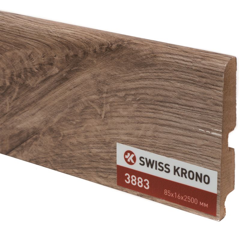 фото Плинтус kronopol p85 3883 piano oak 2500х85х16мм