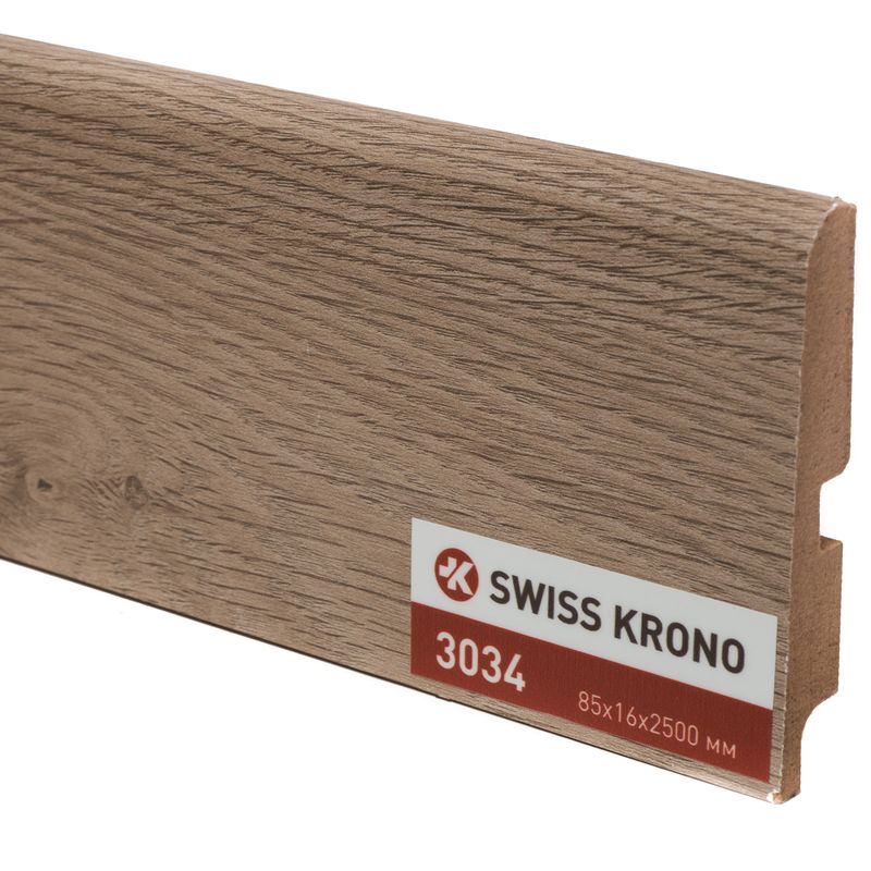 фото Плинтус kronopol p85 3034 ferrara oak 2500х85х16мм