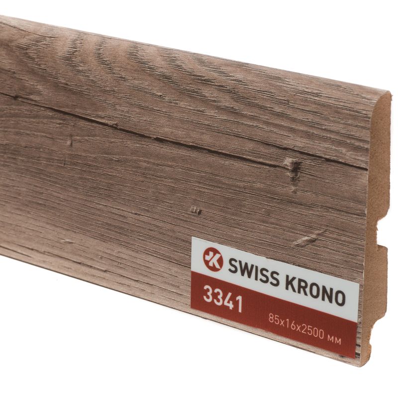 фото Плинтус kronopol p85 3341 jasmine oak 2500х85х16мм