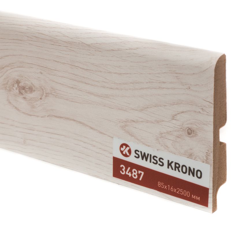 фото Плинтус kronopol p85 3487 bolero oak 2500х85х16мм