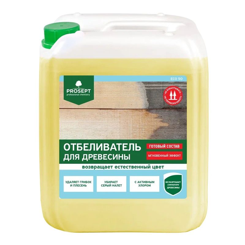 отбеливатель для древесины PROSEPT ECO 50 5л.