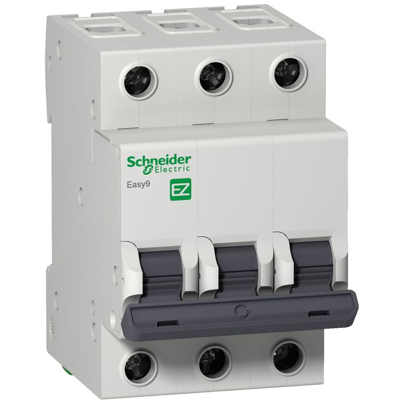 фото Выключатель автоматический модульный 3п c 63а 4,5ка easy 9 sche ez9f34363 schneider electric