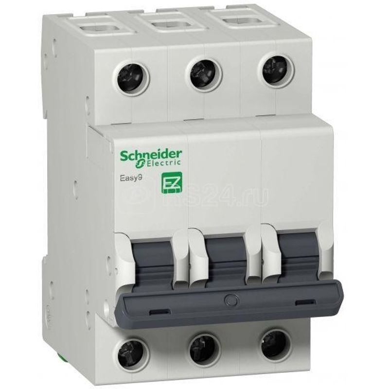 фото Выключатель автоматический модульный 3п c 50а 4.5ка easy 9 sche ez9f34350 schneider electric