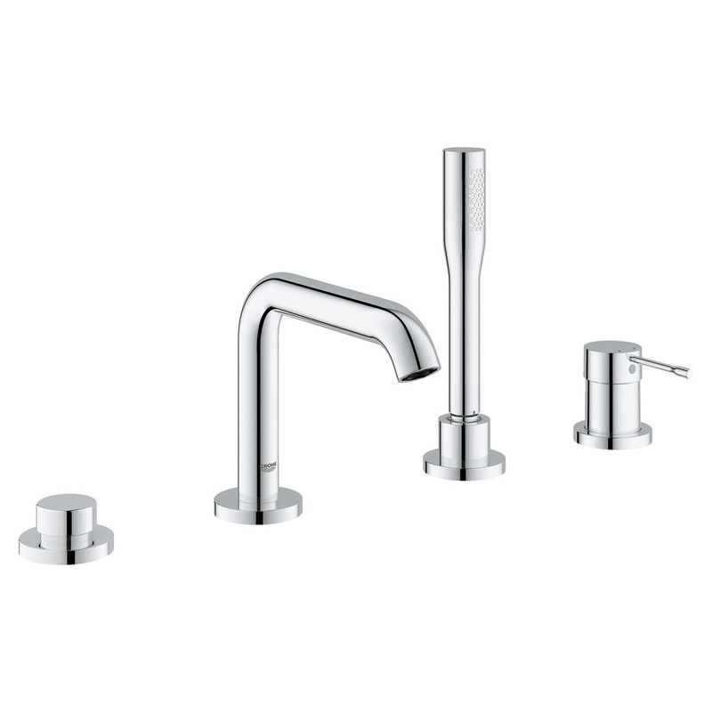 фото Смеситель для ванны grohe essence 19578001 на 4 отверстия