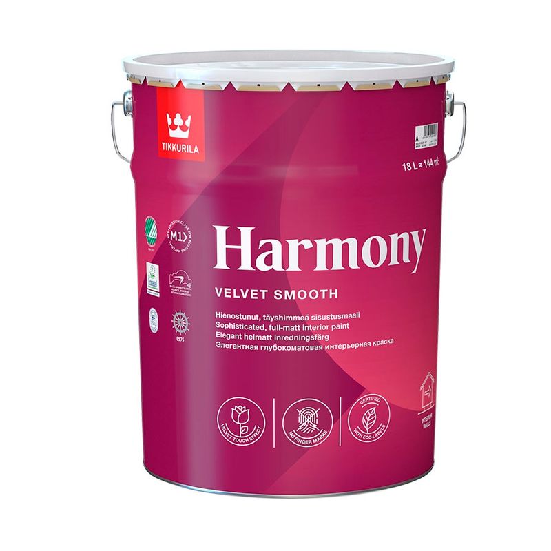 фото Краска tikkurila harmony интерьерная база а 18л