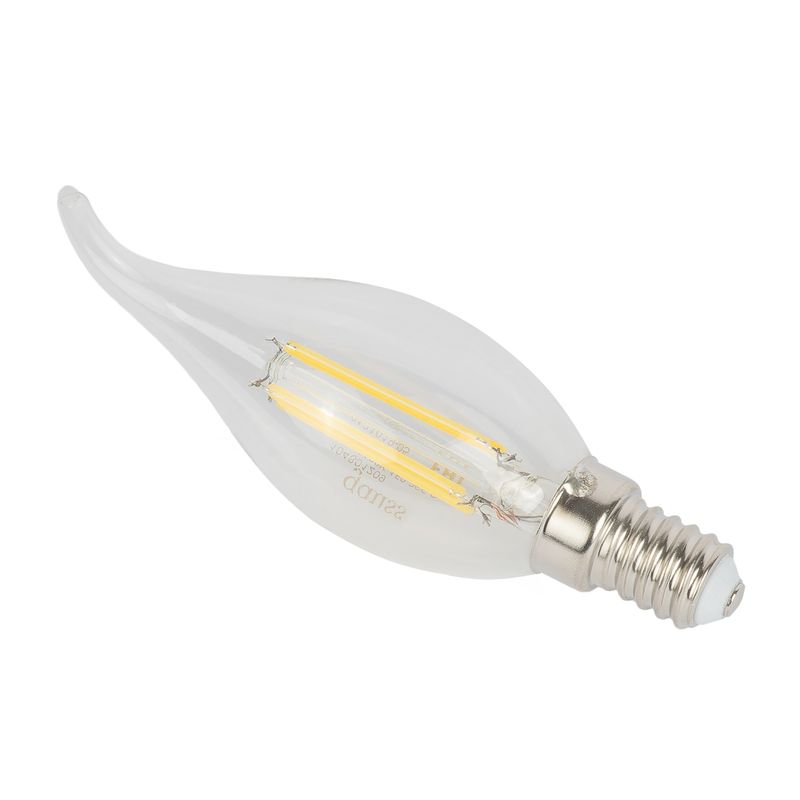 фото Лампа gauss led filament candle tailed e14 9w теплый свет 2700k