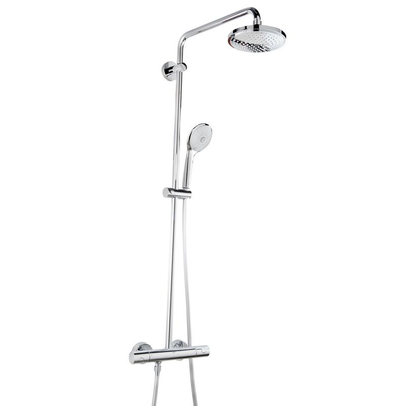 фото Душевая система с термостатом grohe euphoria 27296001 для душа