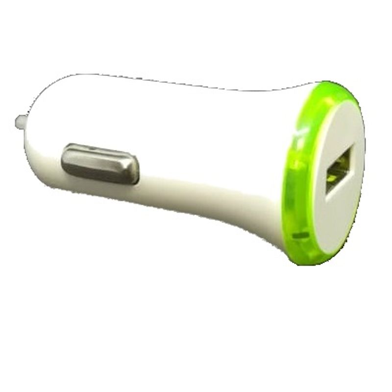 Автозарядка в прикуриватель USB (АЗУ) (5V, 2100mA) белая REXANT