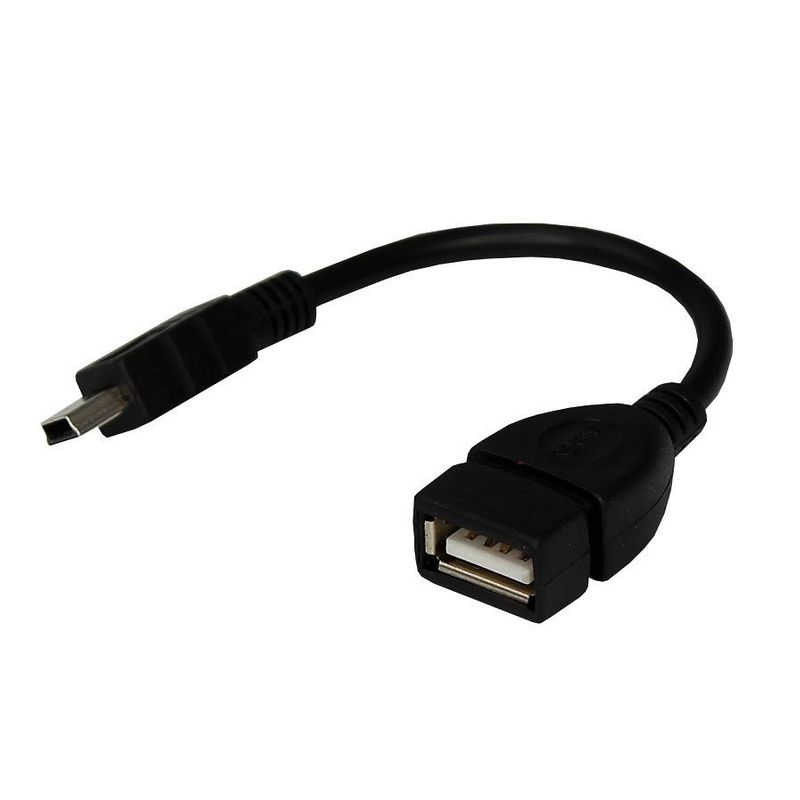 USB кабель OTG micro USB на USB шнур 0,15м черный REXANT