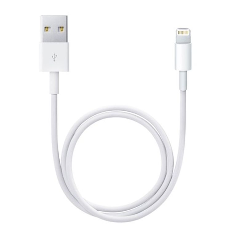 фото Usb кабель для iphone 5/5s/5c шнур 1м белый