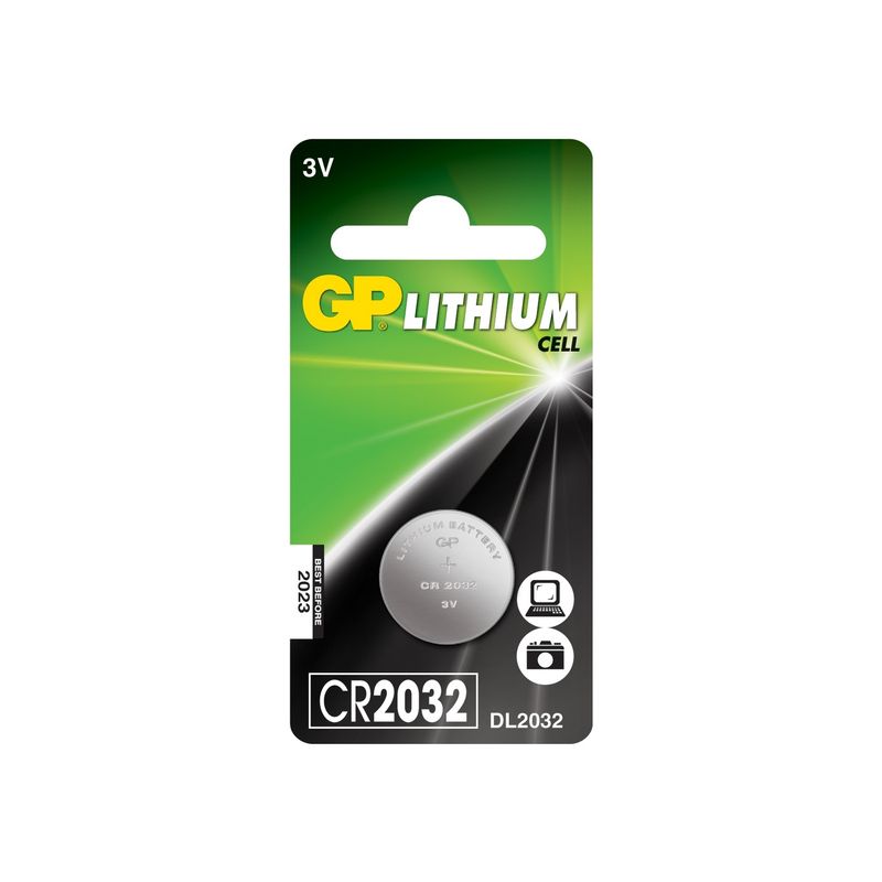 Батарейка литиевая дисковая GP Lithium CR2032 - 1 шт. в блистере