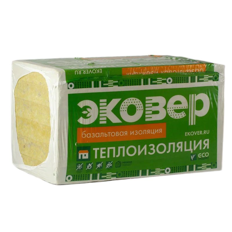Утеплитель Эковер Стандарт 50 1000x600x100 мм 6 штук в упаковке