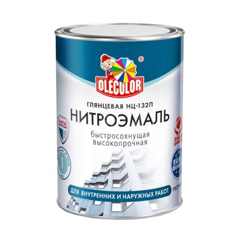 фото Эмаль нц-132п красный (1,7 кг) olecolor