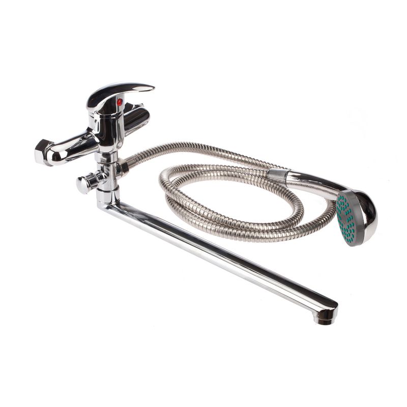 Смеситель д/ванны 1107 (однорычаж., L-излив 22,5/30 см, Силумин) Onix