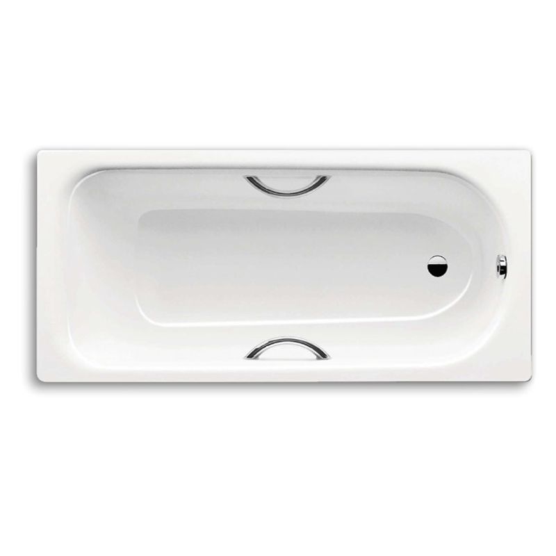 Стальная ванна Kaldewei Saniform Plus Star 336 170х75 с отверстиями под ручки с покрытием Easy-сlean