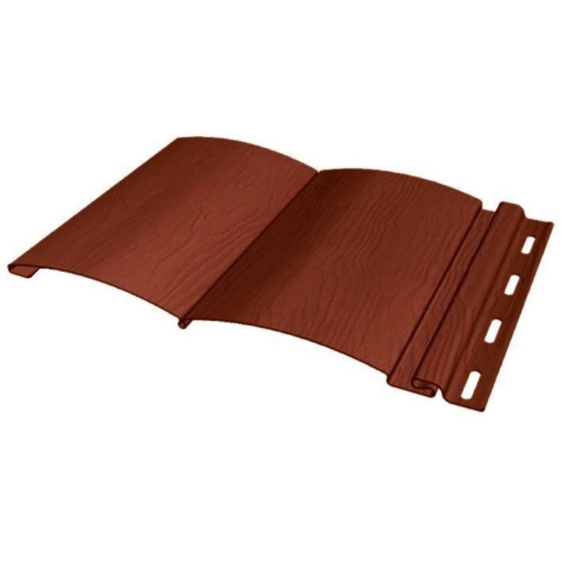 Сайдинг виниловый FineBer BlockHouse Extra Color могано 3660х232мм