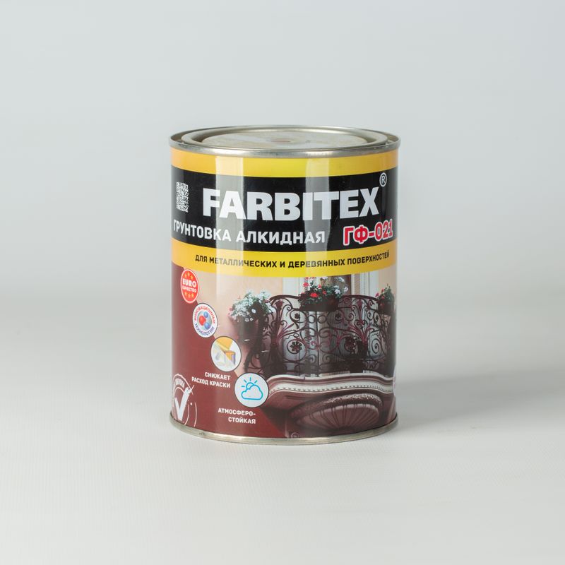 фото Грунт гф-021 красно-коричневый (0,8 кг) farbitex