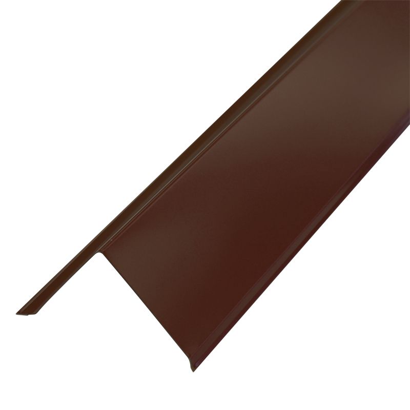 Планка карнизная 100х69х2000 (ПЭ-RAL 8017-0,45мм) коричневый шоколад