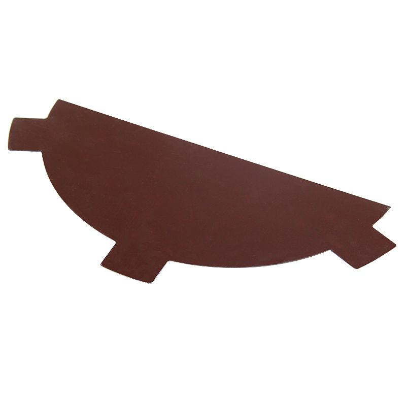 фото Заглушка конька круглого простая (пэ-8017-он) шоколад
