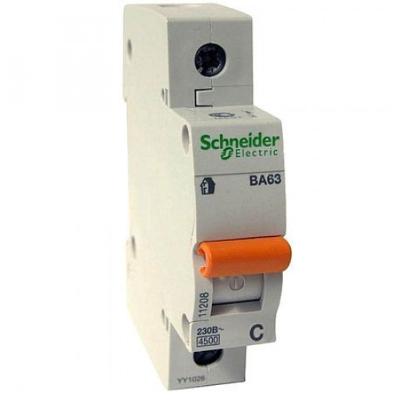 фото Выключатель автоматический однополюсный 16а с ва63 4,5ка sche schneider electric