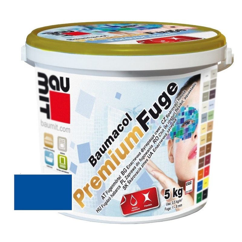 фото Затирка baumit baumacol premiumfuge синяя, 2 кг