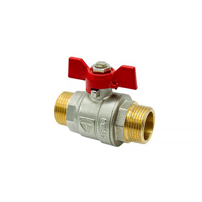 Кран шаровый НР 3/4" (бабочка) HLV